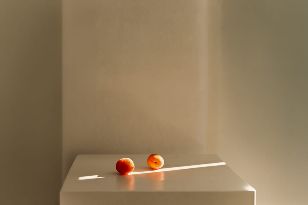 nectarines in the sunshine