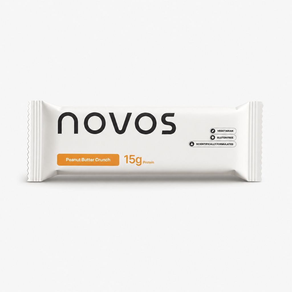 NOVOS Riegel – 12 Stück – Erdnussbutter - Image 1