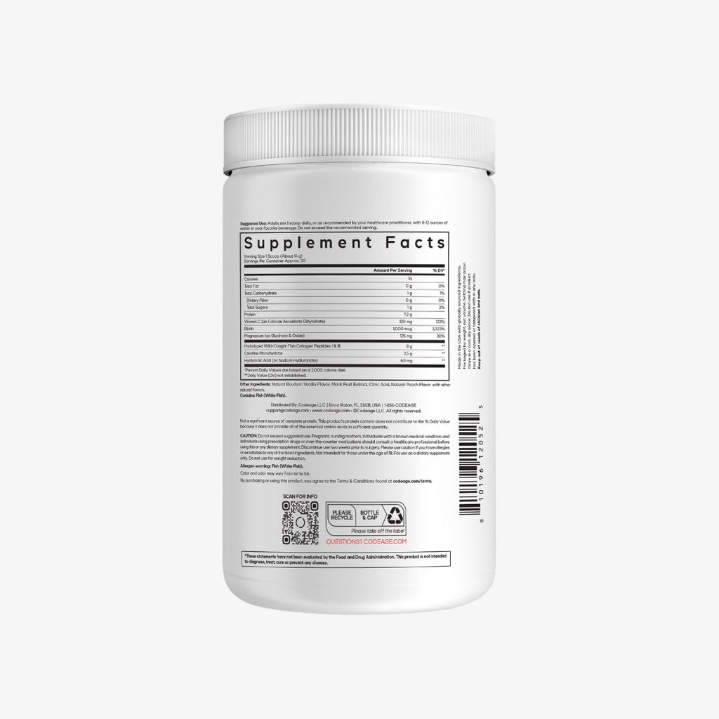 Creatine Collagen Peptides - Vanilla - Image 3