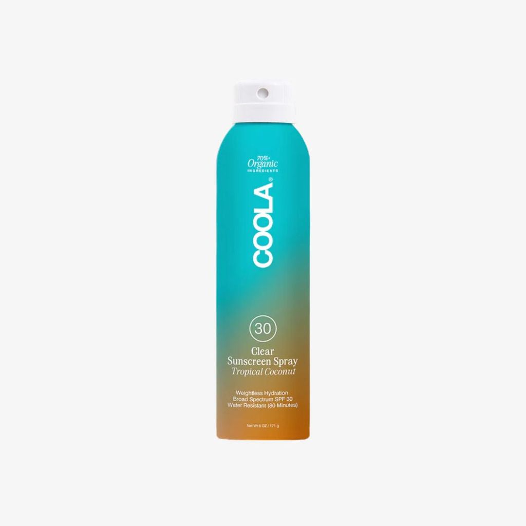 Klares Sonnenschutzspray LSF 30 – Tropische Kokosnuss - Image 1