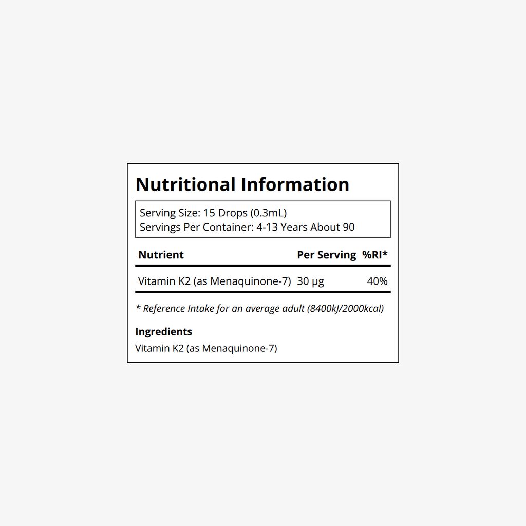 K2 (MK7) Bio-Tropfen – Geschmacksneutral - Image 2