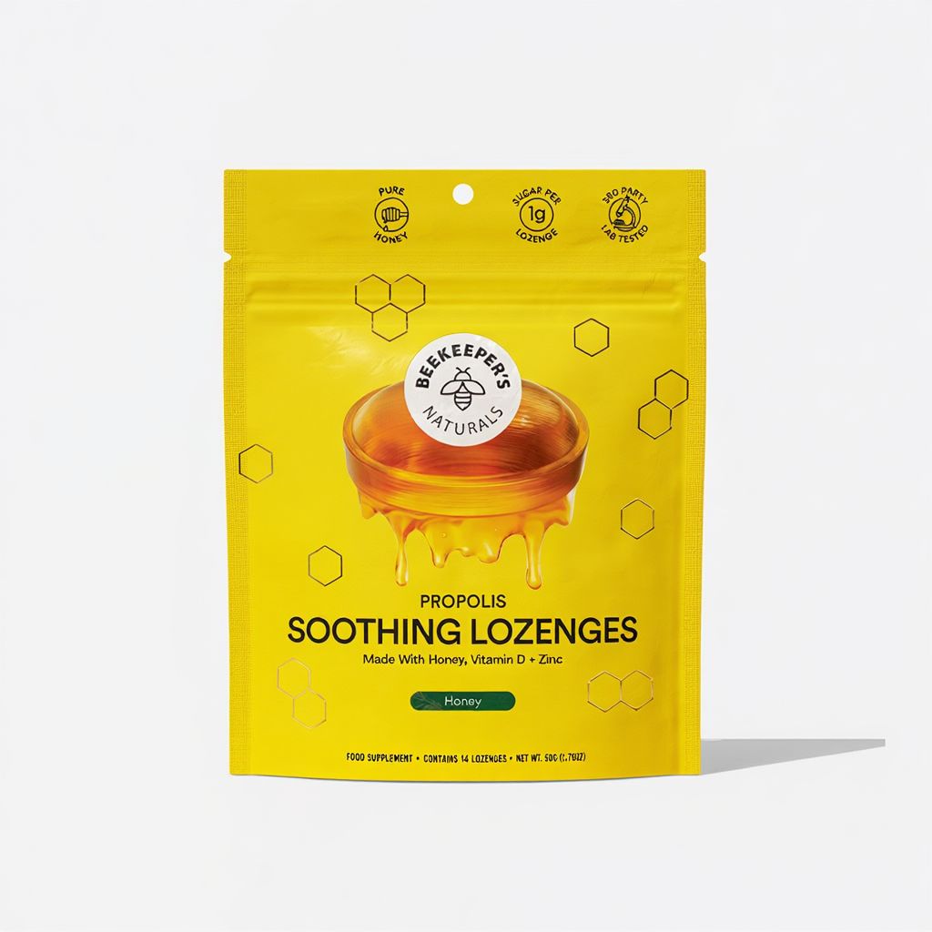 Propolis-Lutschtabletten zur Beruhigung - Honig - Image 1