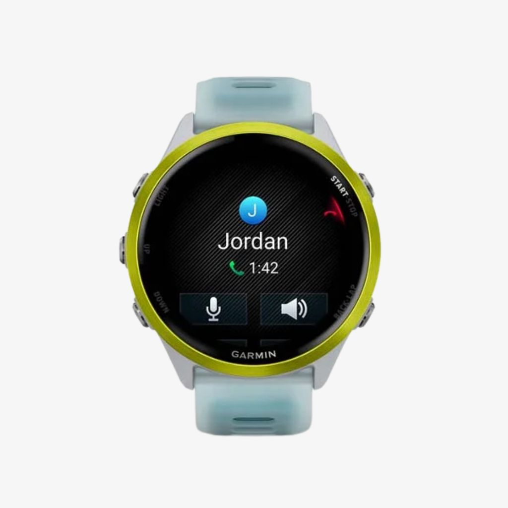 Forerunner® 570 - 47 mm - Amp Gelbes Aluminium mit durchscheinendem weiß-türkisfarbenem Band - Image 2