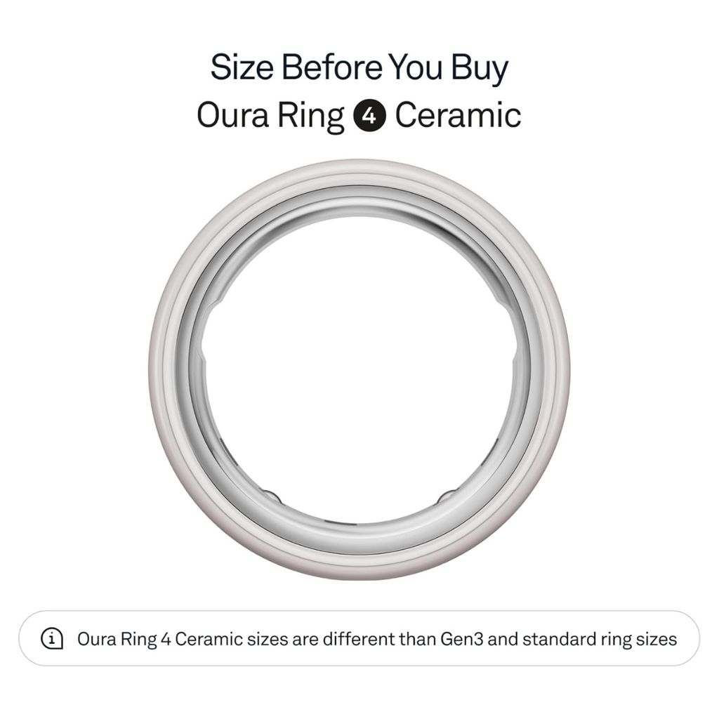 Oura Ring 4 Keramik - Wolke - Image 2