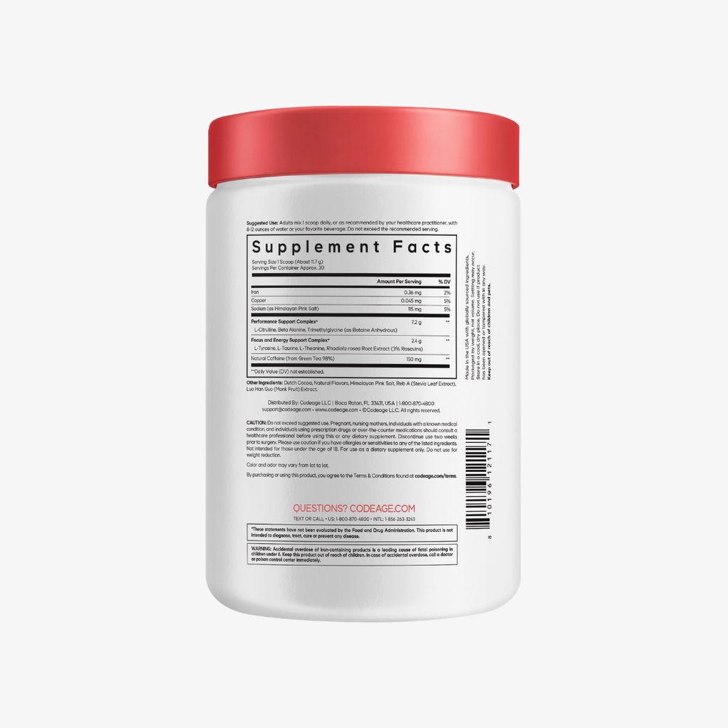 Pre-Workout Energy Elite Max - Chocolate Brownie Batter - Image 3