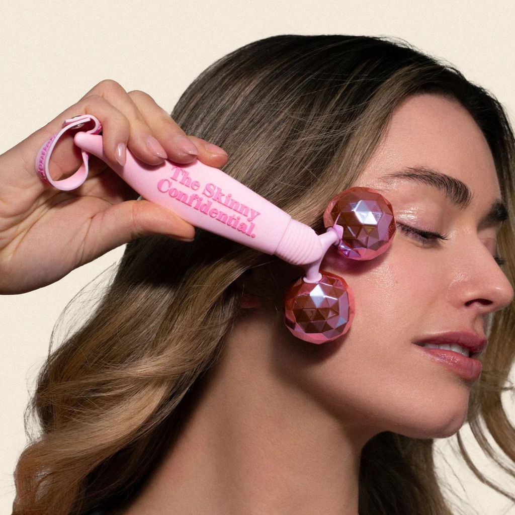 Gesichtsmassagegerät mit rosa Kugeln - Image 3