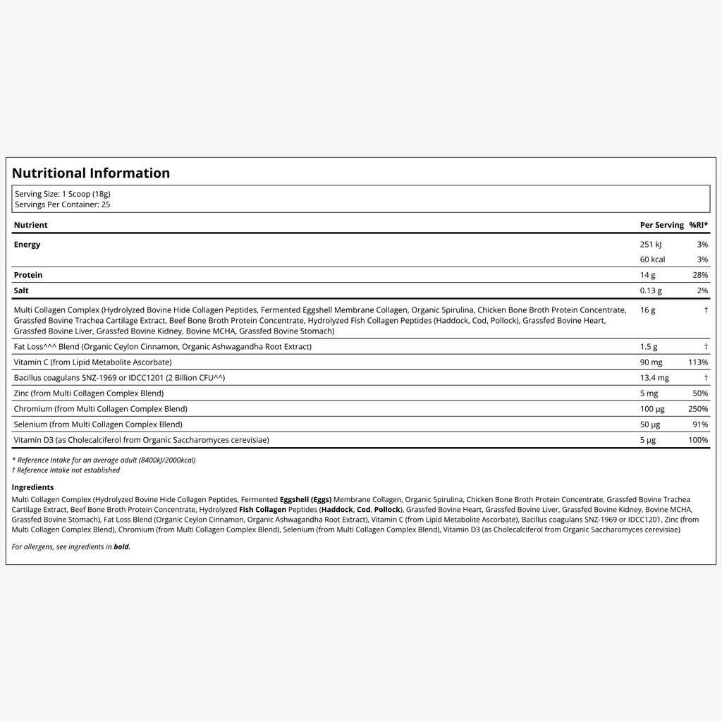 Multi Collagen Advanced Lean Pulver - Zimt - Image 2
