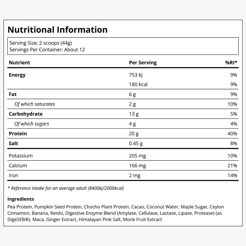 Cacao Banana Plant-Based Protein - Image 2