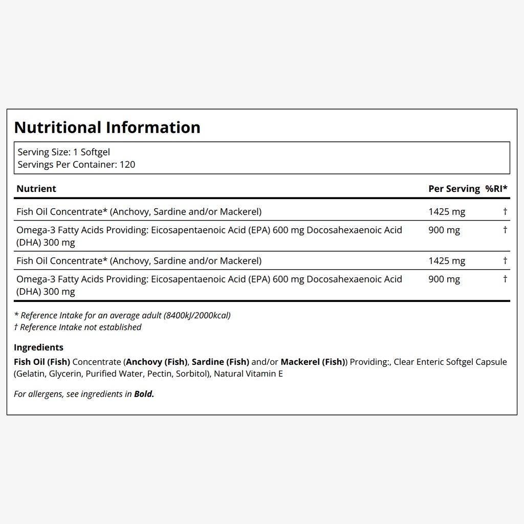Dreifach konzentriertes Omega-3 900 mg EPA/DHA - Image 2