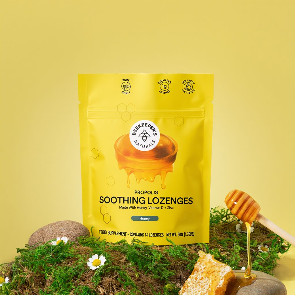 Propolis-Lutschtabletten zur Beruhigung - Honig - Image 4