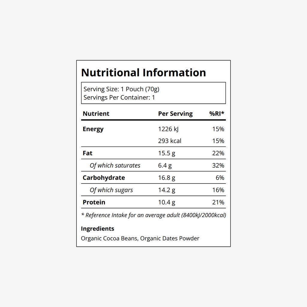 85% Cacao & Dates Drinking Cacao