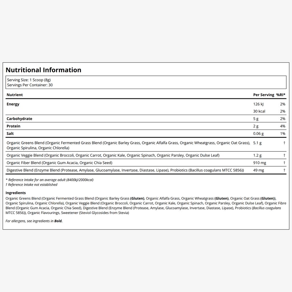 Fermented Alkalizing Greens - COMPOSTABLE BAG - Image 2