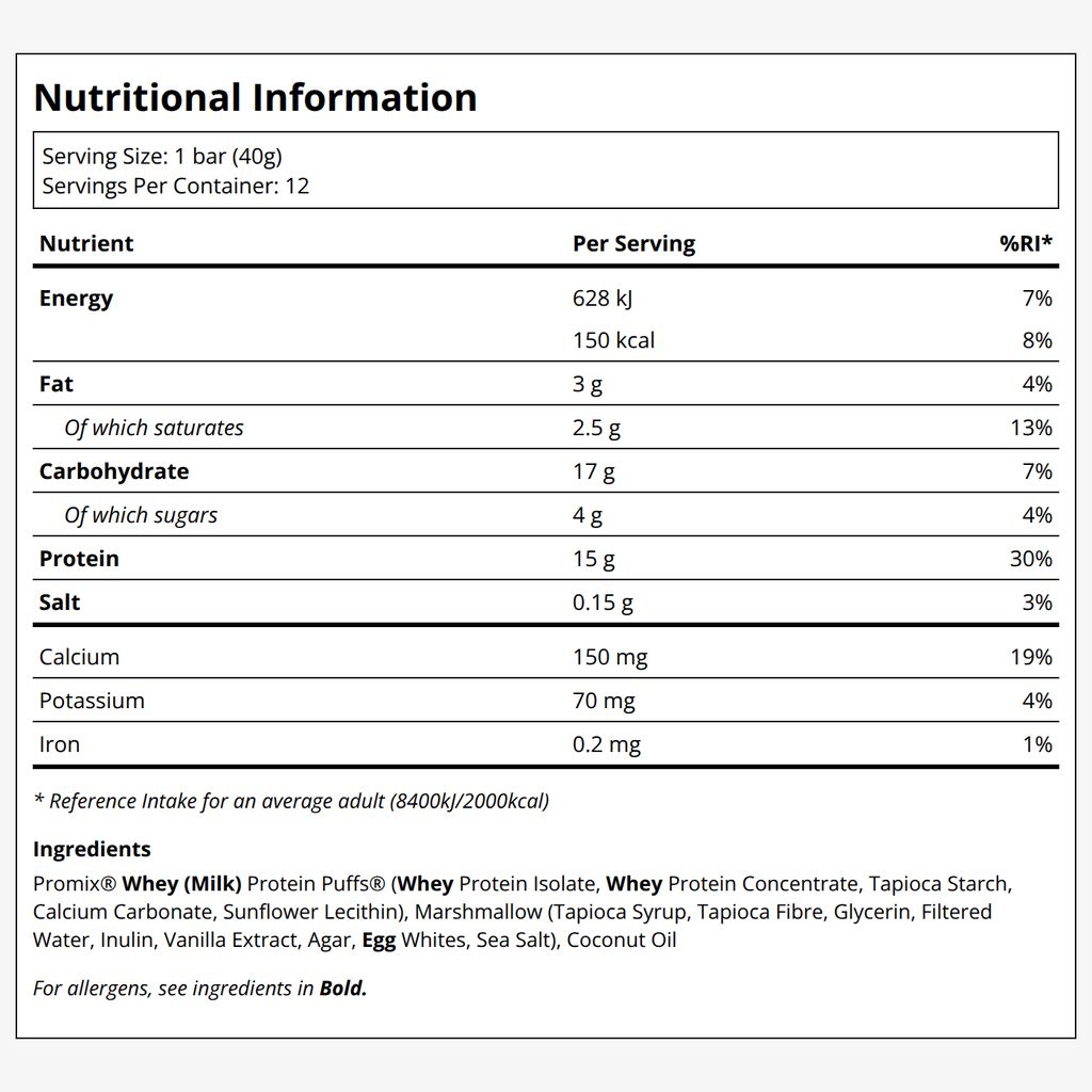 Protein-Puff-Riegel – Vanille - Image 2