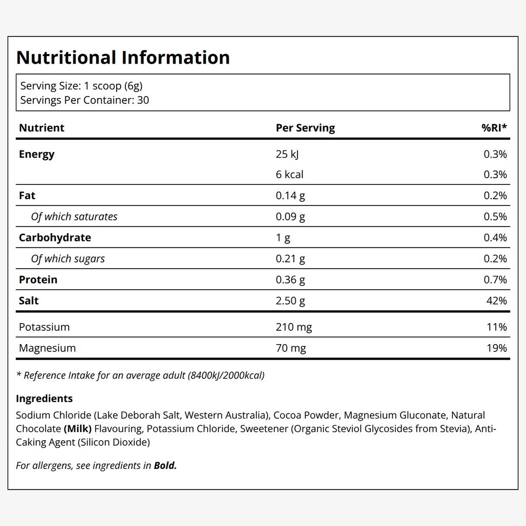 Everyday Hydration Salts - Salty Chocolate Tub - Image 2