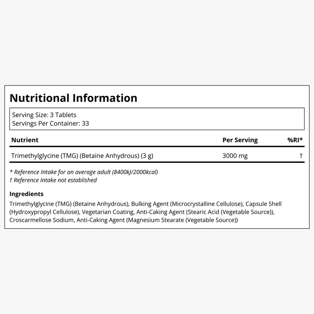 TMG Betain 1000mg Tabletten - Image 2
