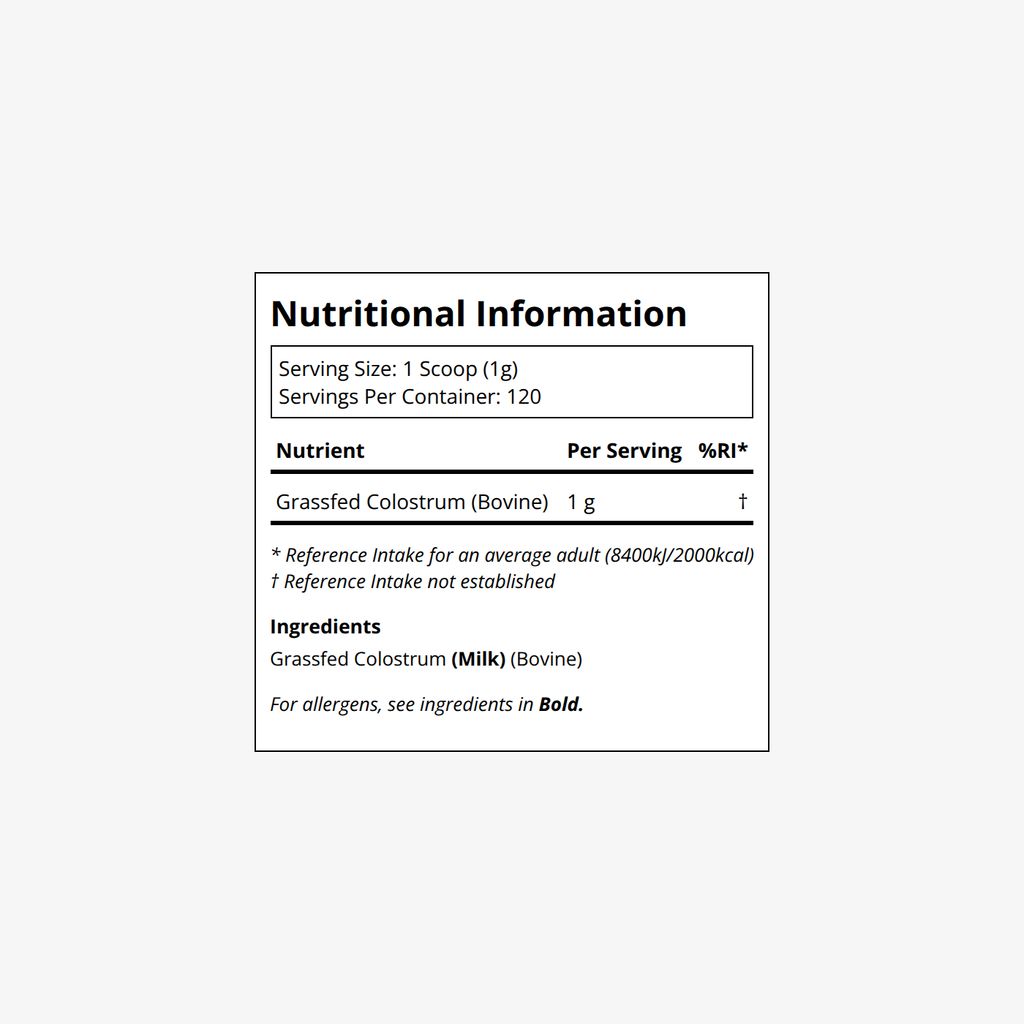 Grass Fed Beef Colostrum Jar - Image 2