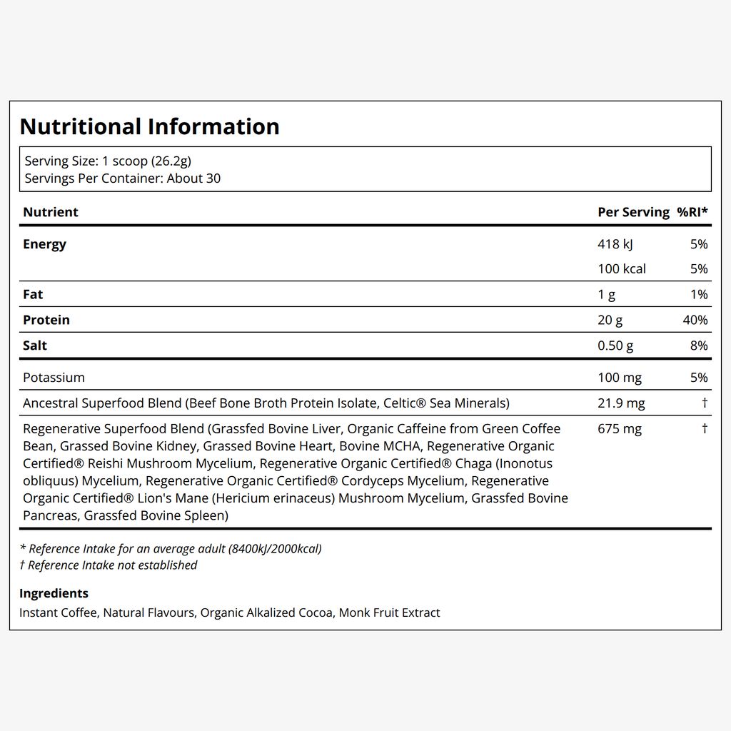 Ancestral Protein Powder - Mocha - Image 2