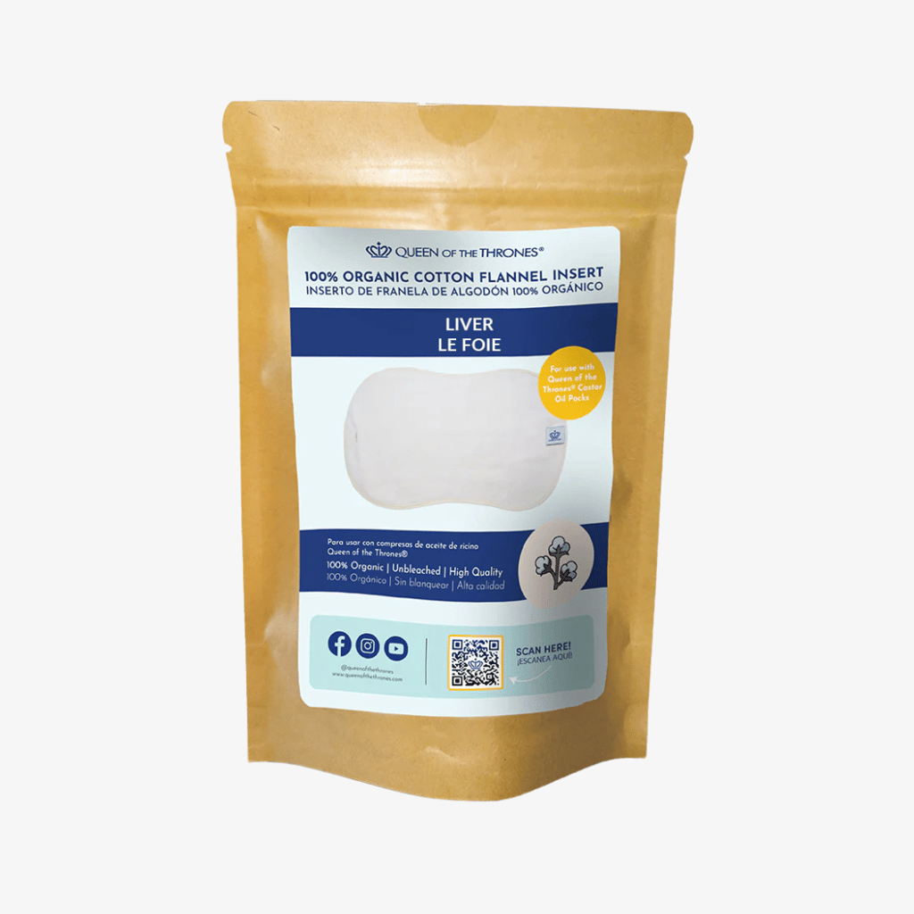 Bio-Baumwoll-Rizinusöl-Packung für die Leber - Image 1