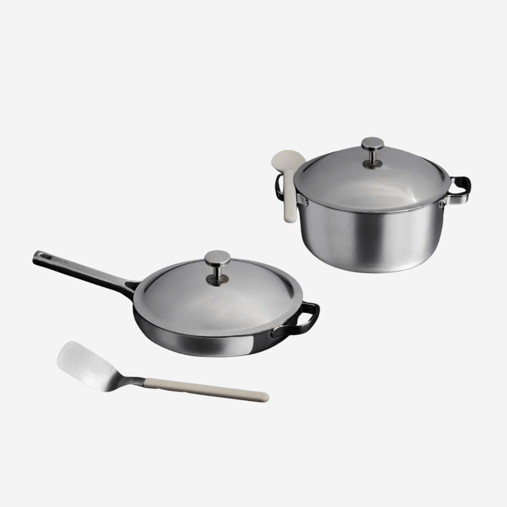 Titanium Pro Kochgeschirr Duo – Chrom - Image 1