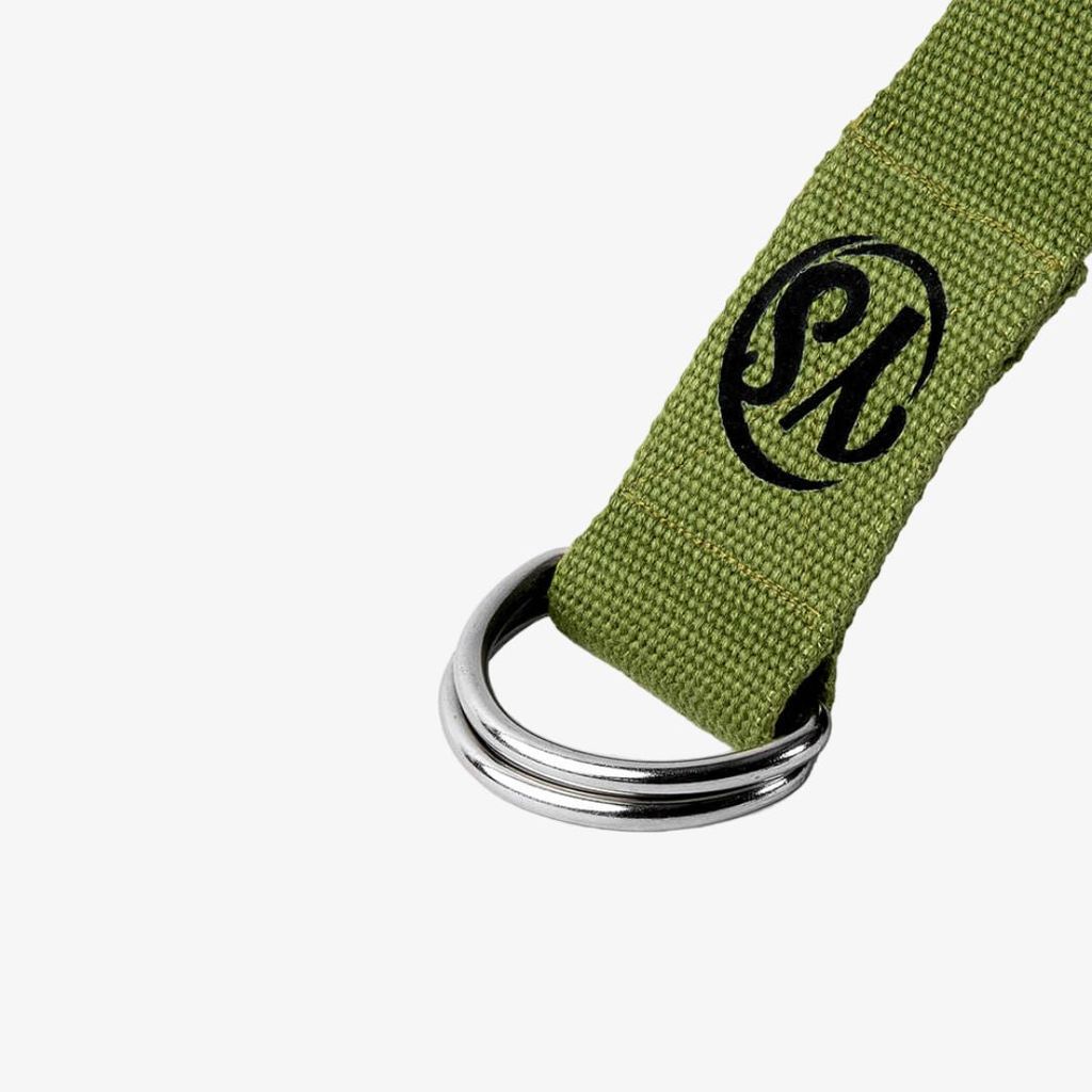 D-Ring-Yogagürtel – Grün - Image 3