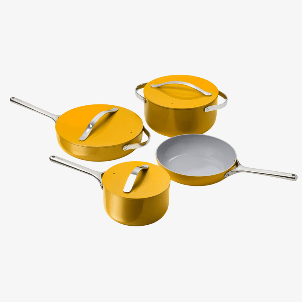 Ungiftiges Keramik-Antihaft-Kochgeschirr-Set Marigold - Image 1