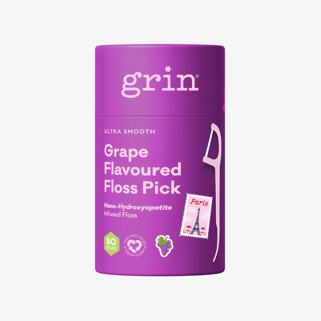 Ultra Smooth N-HA Infused Zahnseide-Sticks Dose - Traube - Image 1