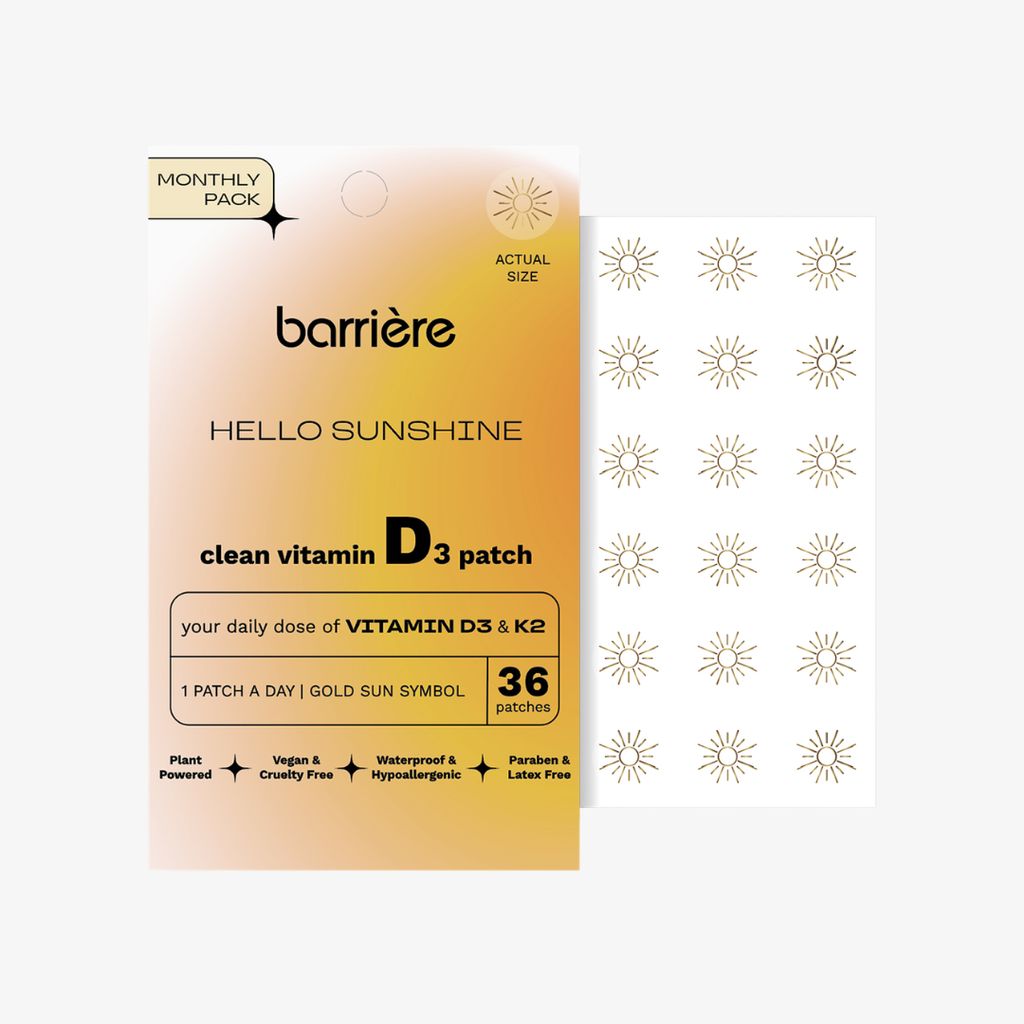 HELLO SUNSHINE Vitamin D3 Pflaster - Goldene Sonnensymbole - Image 1