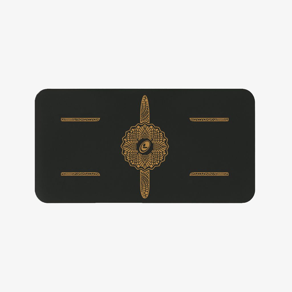 Liforme Black & Gold Yoga Pad - Black - Image 1