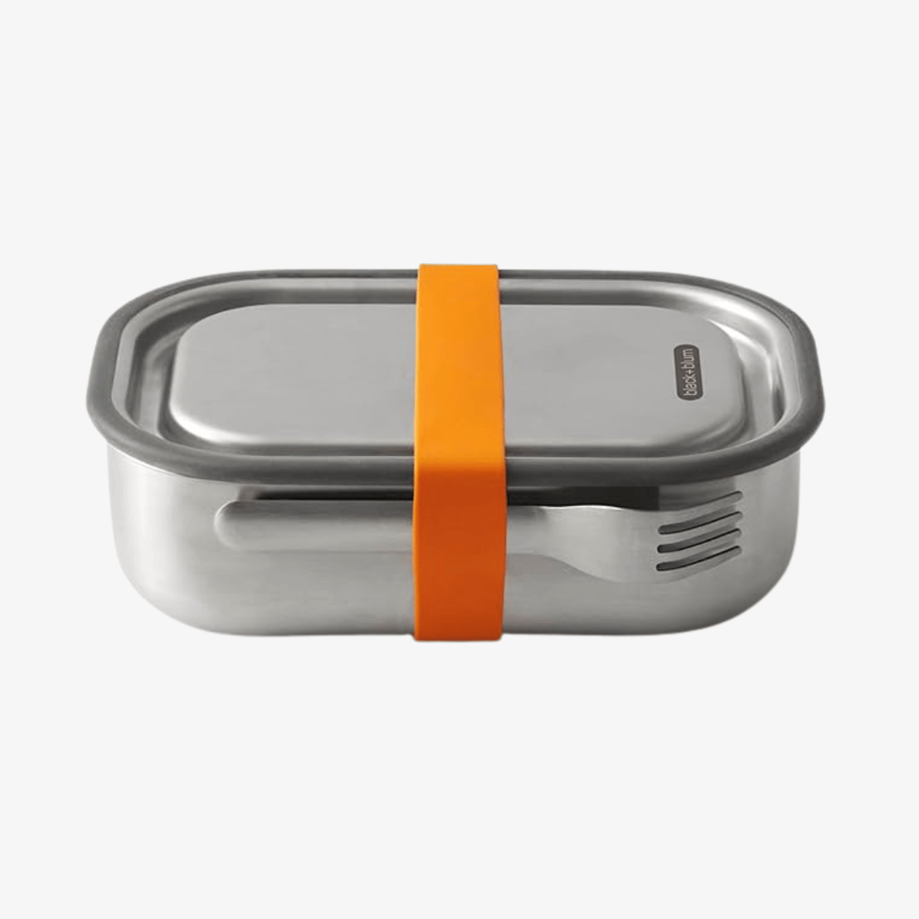 Edelstahl-Lunchbox – Orange - Image 1
