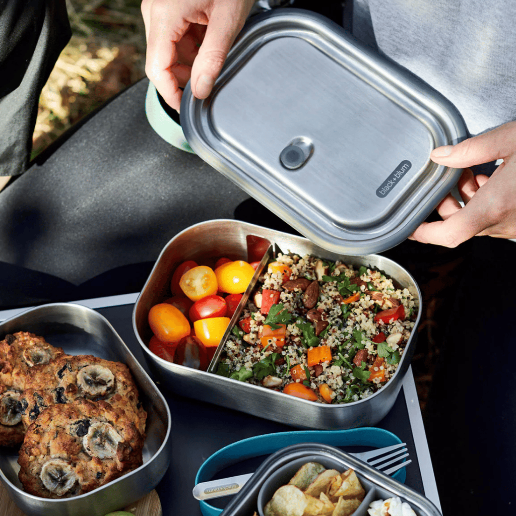 Edelstahl-Lunchbox – Olivgrün - Image 4
