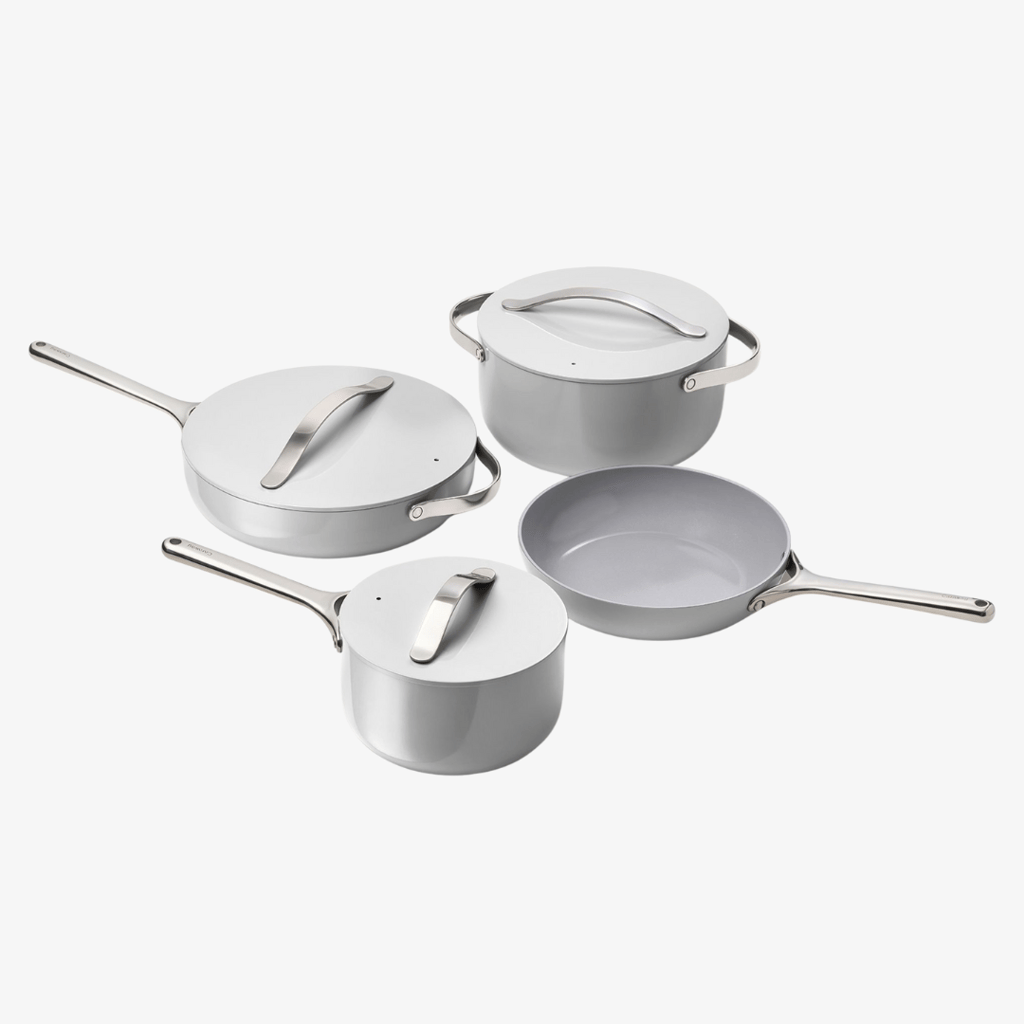 Graues, ungiftiges Keramik-Kochgeschirr-Set mit Antihaftbeschichtung - Image 1