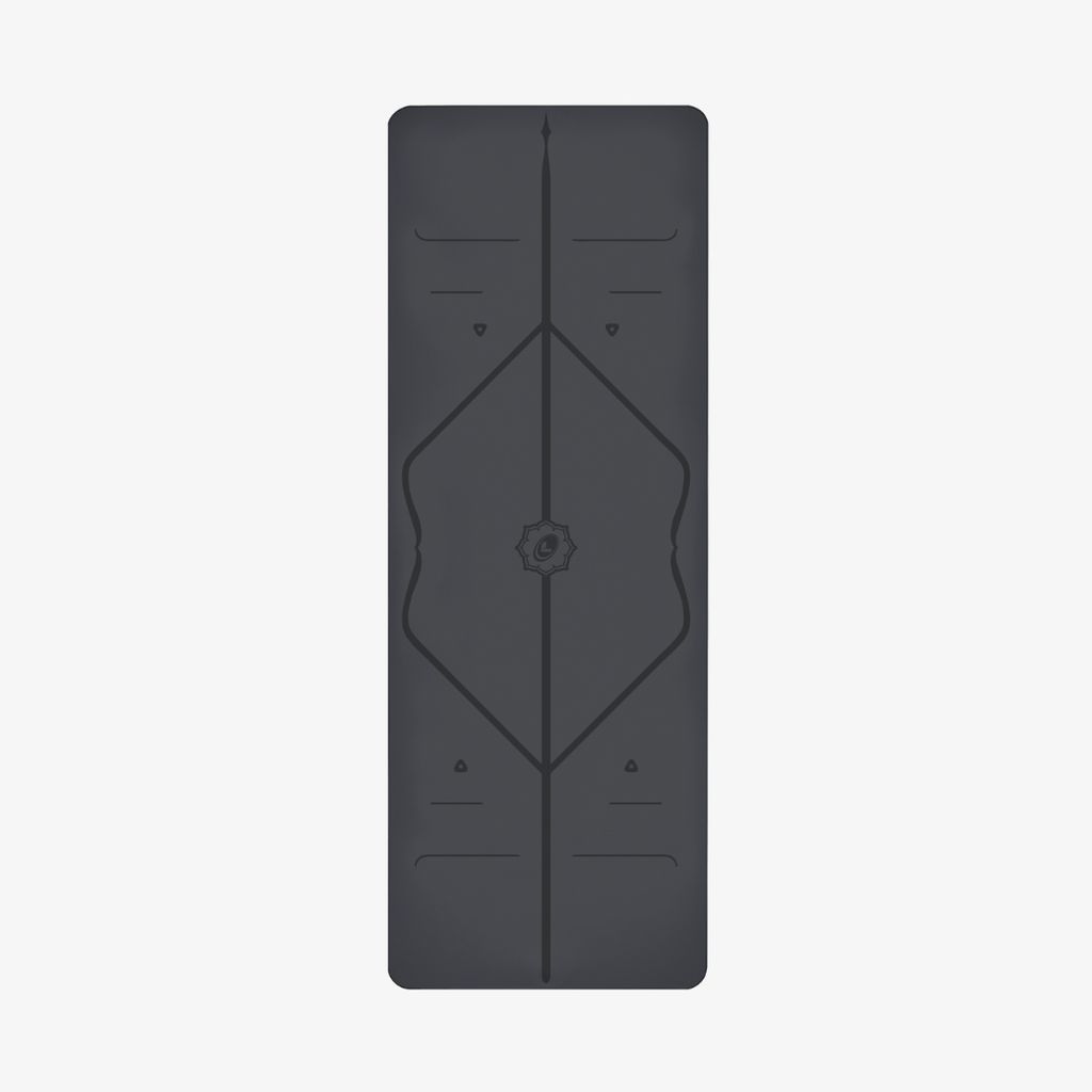 Liforme Classic Travel Yoga Mat - Grey - Image 2
