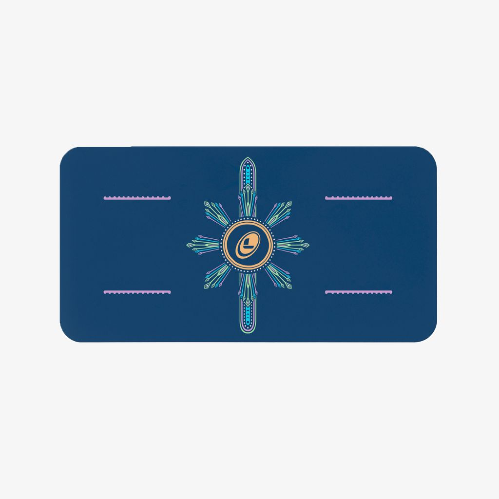 Liforme Cosmic Moon Yoga Pad - Dusk Blue - Image 1