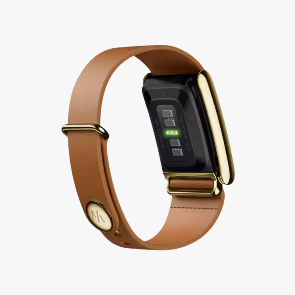 LeatherLuxe Tapered Band - 5.0 - Camel with Gold - Image 3
