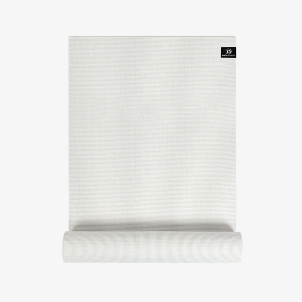 Rutschfeste Yogamatte – Weiß - Image 1