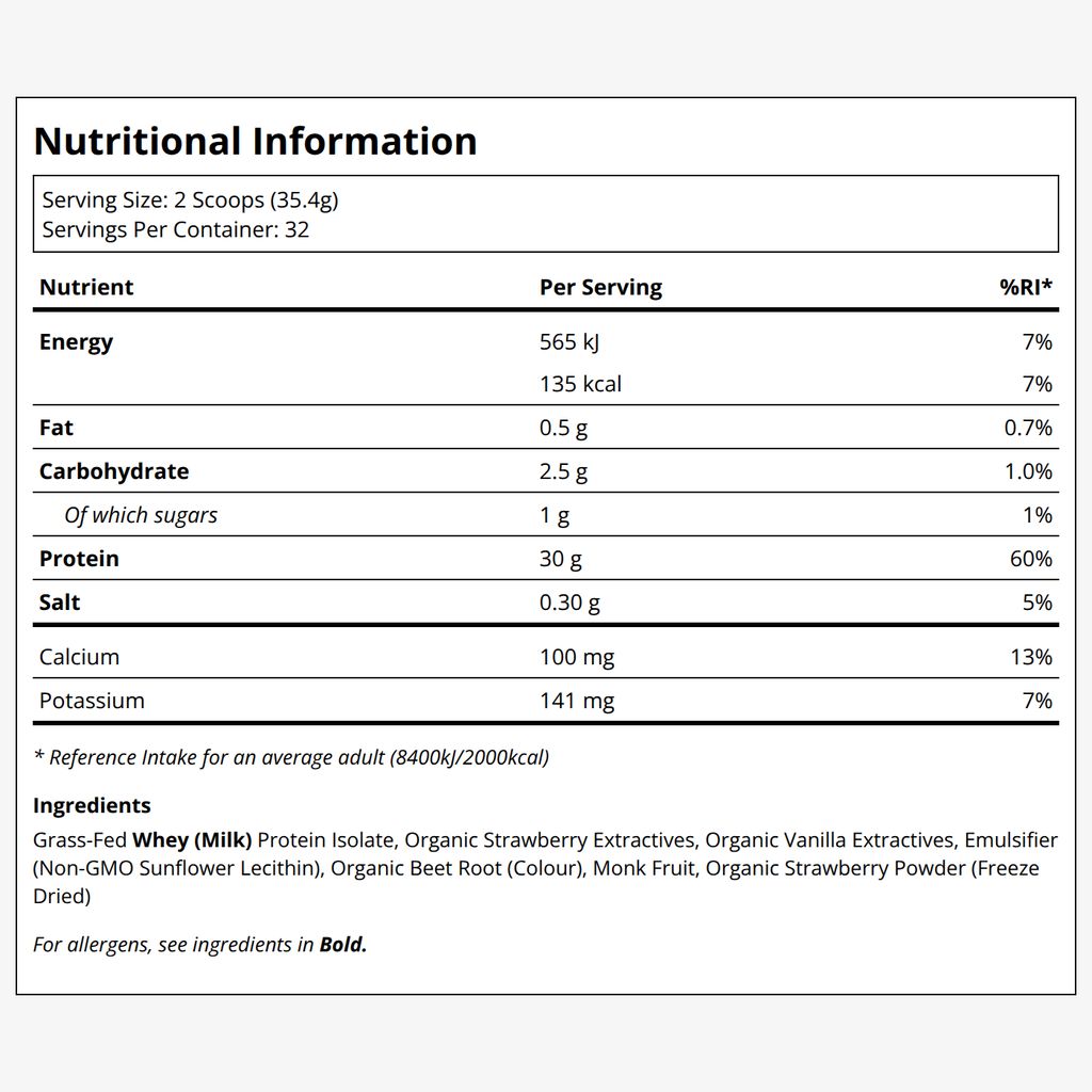 Molkenproteinisolat-Pulver – Erdbeermilch - Image 2
