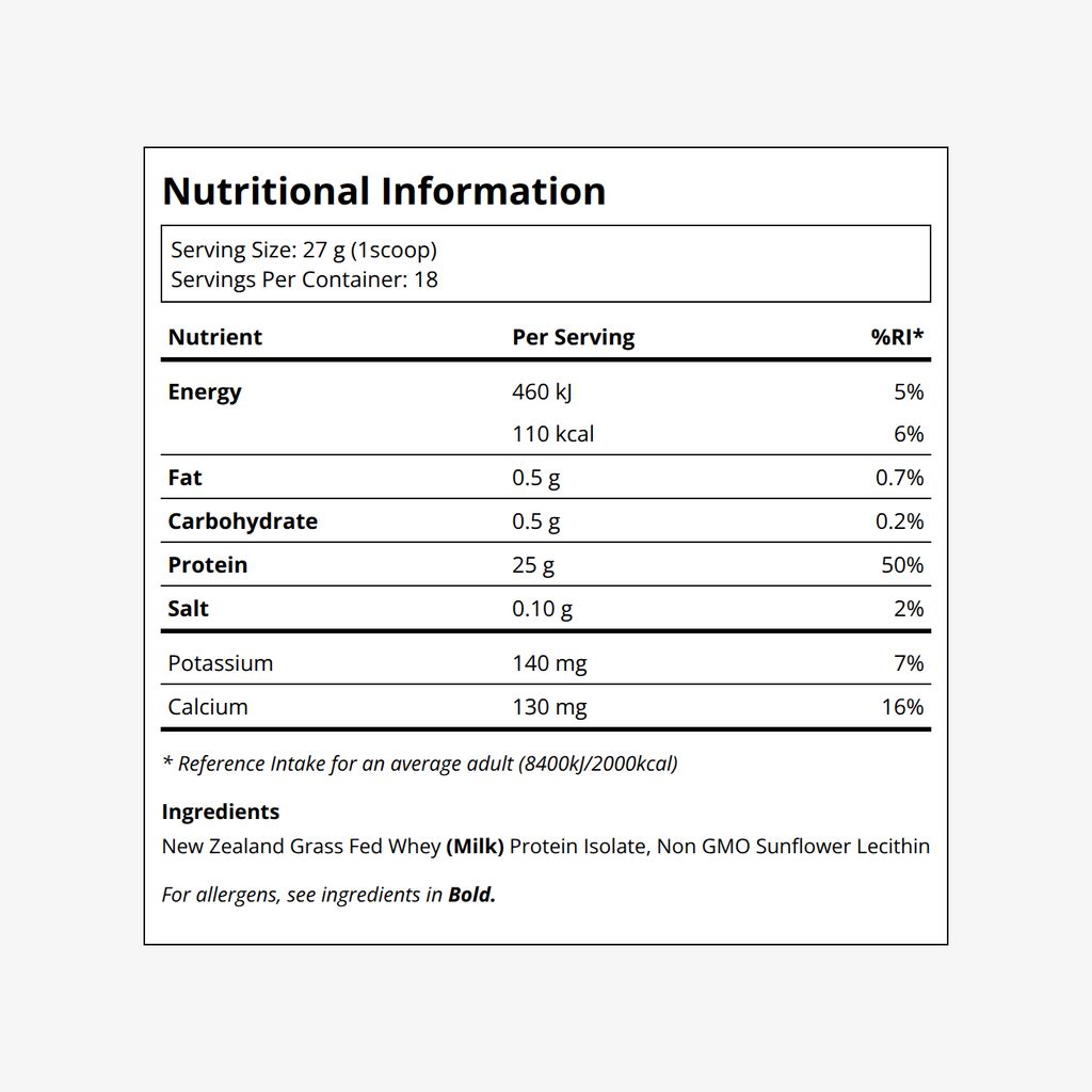 Unflavored Whey Protein Isolate - Image 2