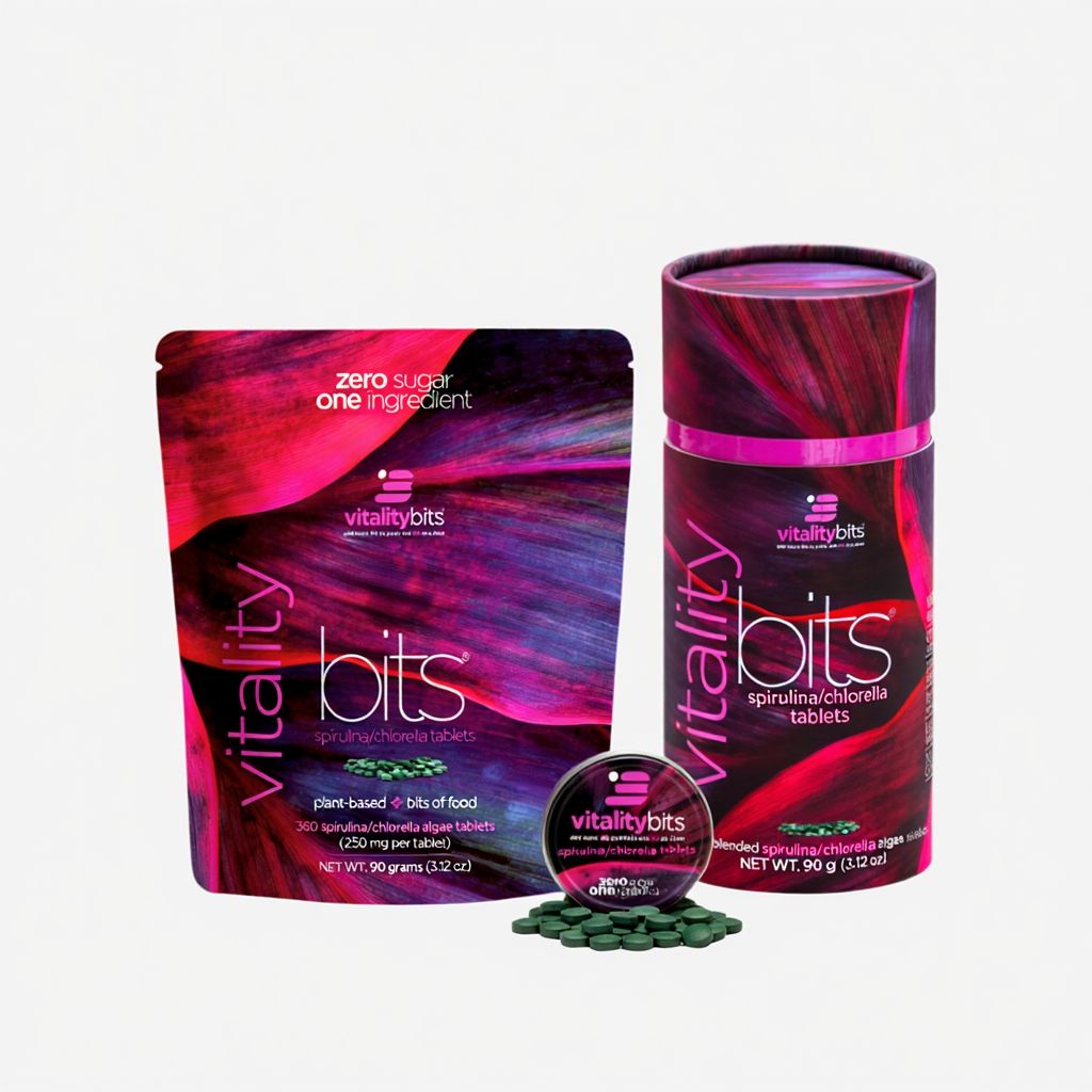 VITALITYbits Spirulina/Chlorella - Dose - Image 1