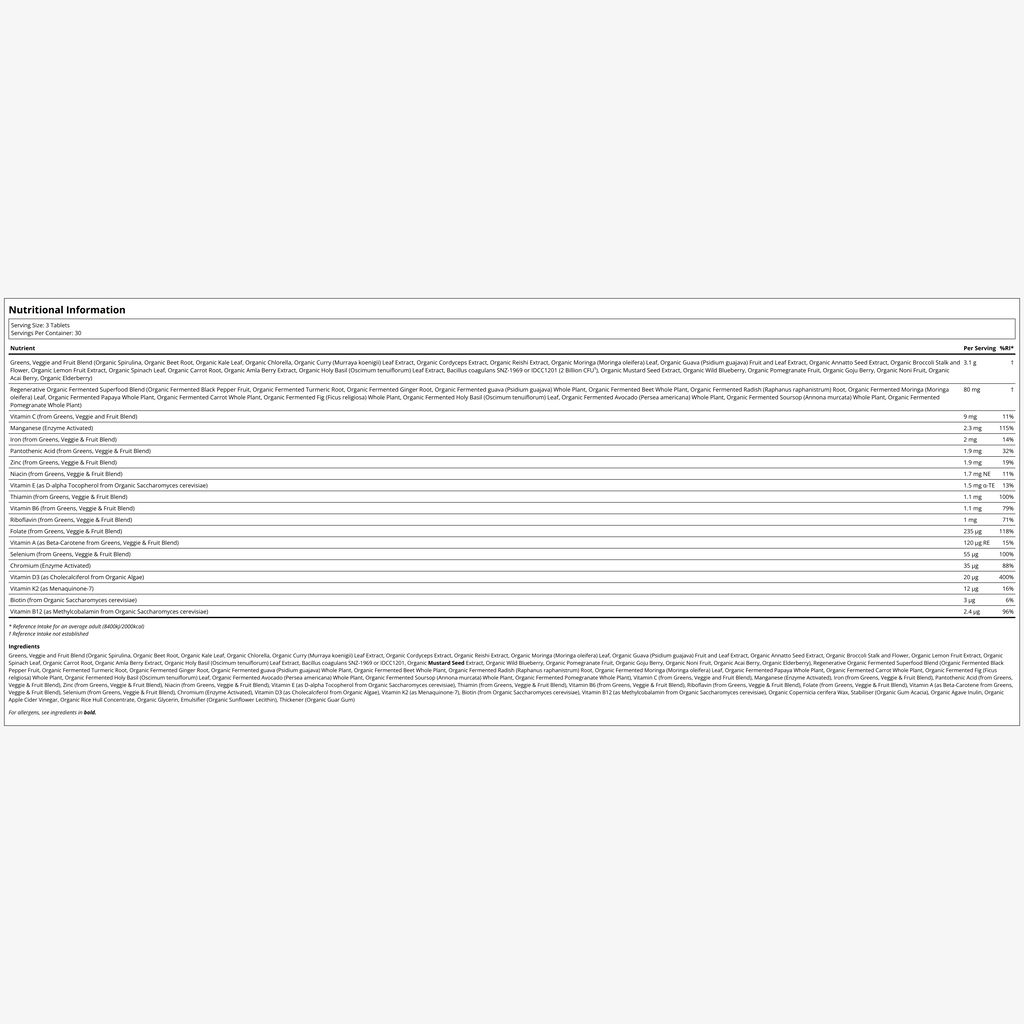 Bio-Supergrün + Multivitamin-Tabletten - Image 2