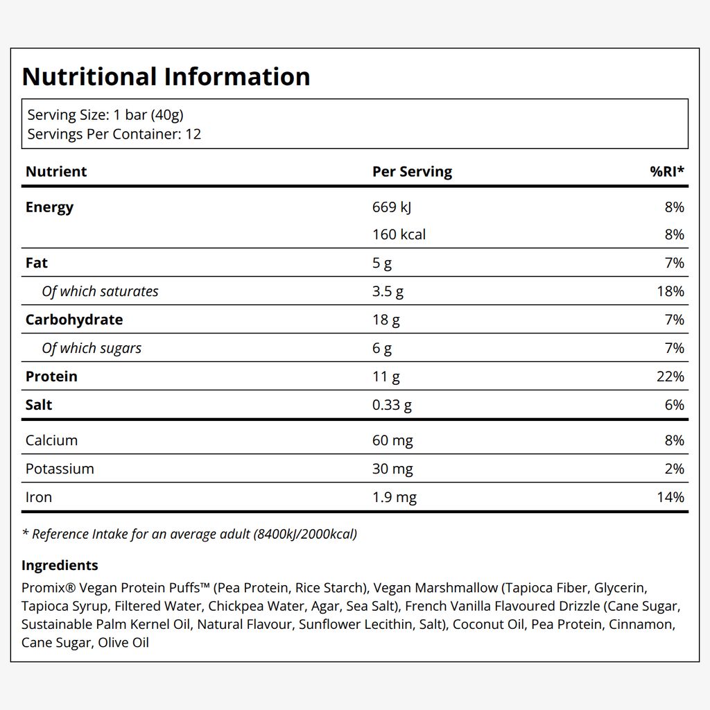 Puffriegel aus Pflanzenprotein – Snickerdoodle - Image 2