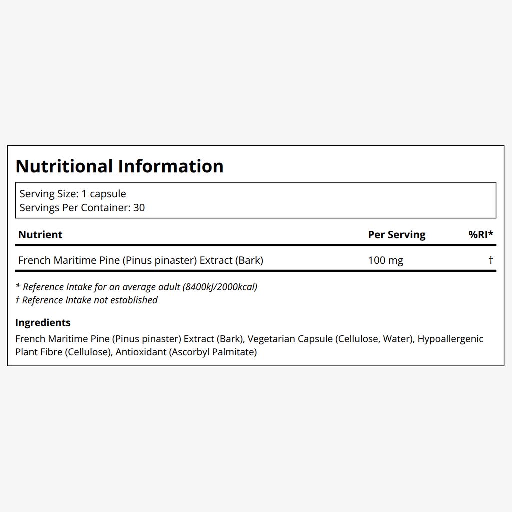 Pycnogenol 100 mg - Image 2