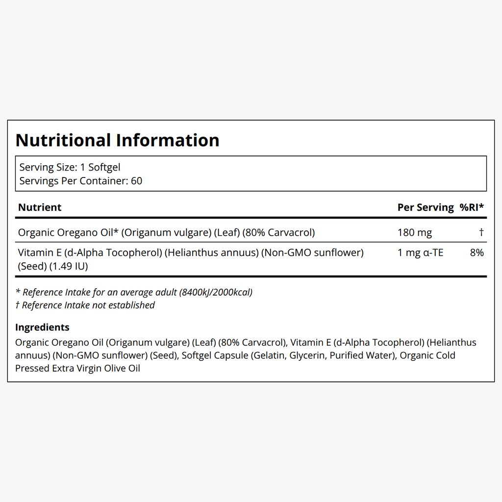 Oreganoöl mit Vitamin E, extra stark, 80 % Carvacrol - Image 2