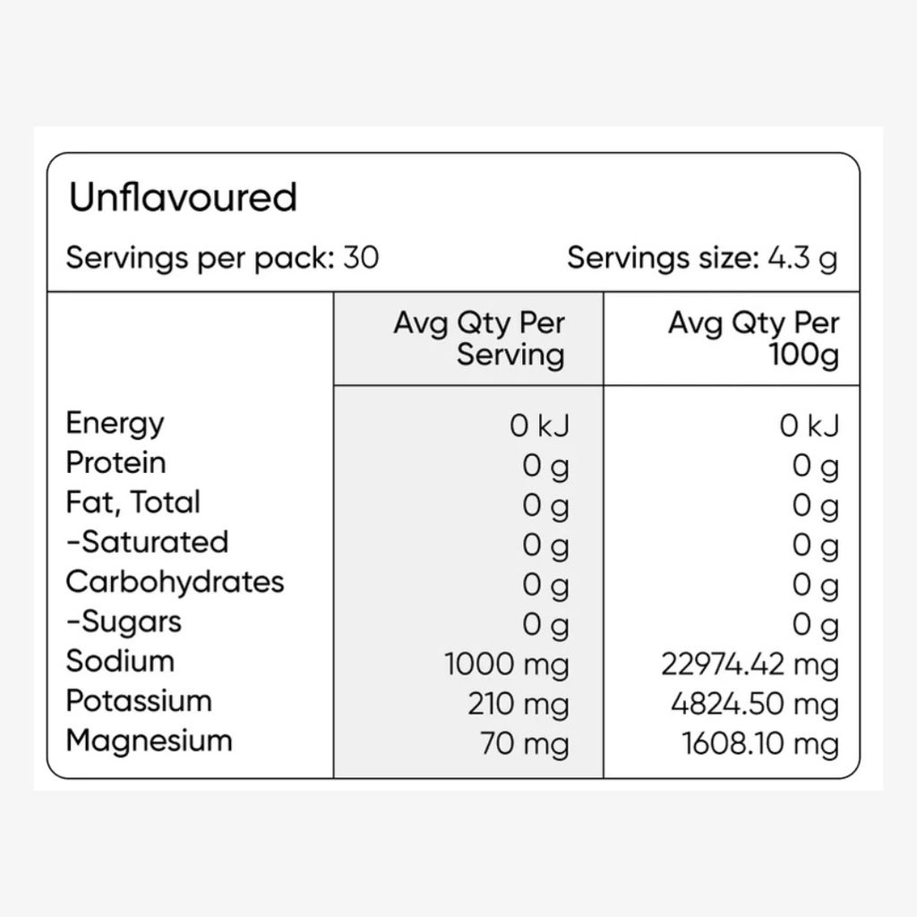 Everyday Hydration Salts - Unflavoured Tub - Image 2