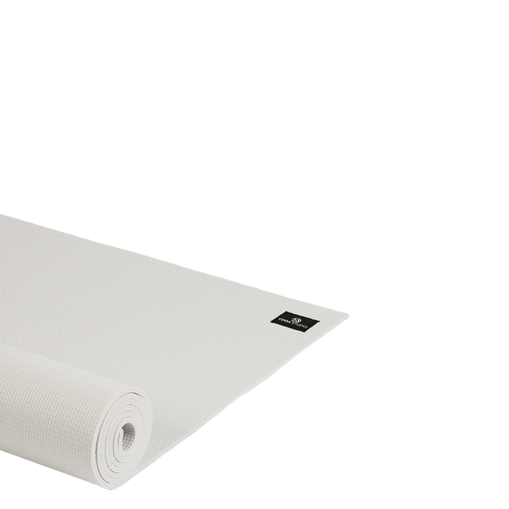 Rutschfeste Yogamatte – Weiß - Image 3