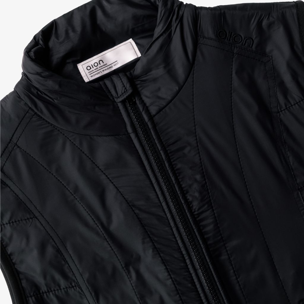 Women’s Weighted Walking Vest: Black - Image 2