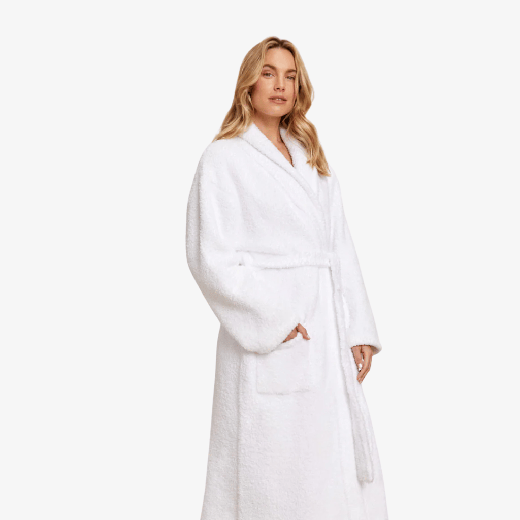 CozyChic® Bademantel für Erwachsene – Weiß - Image 2