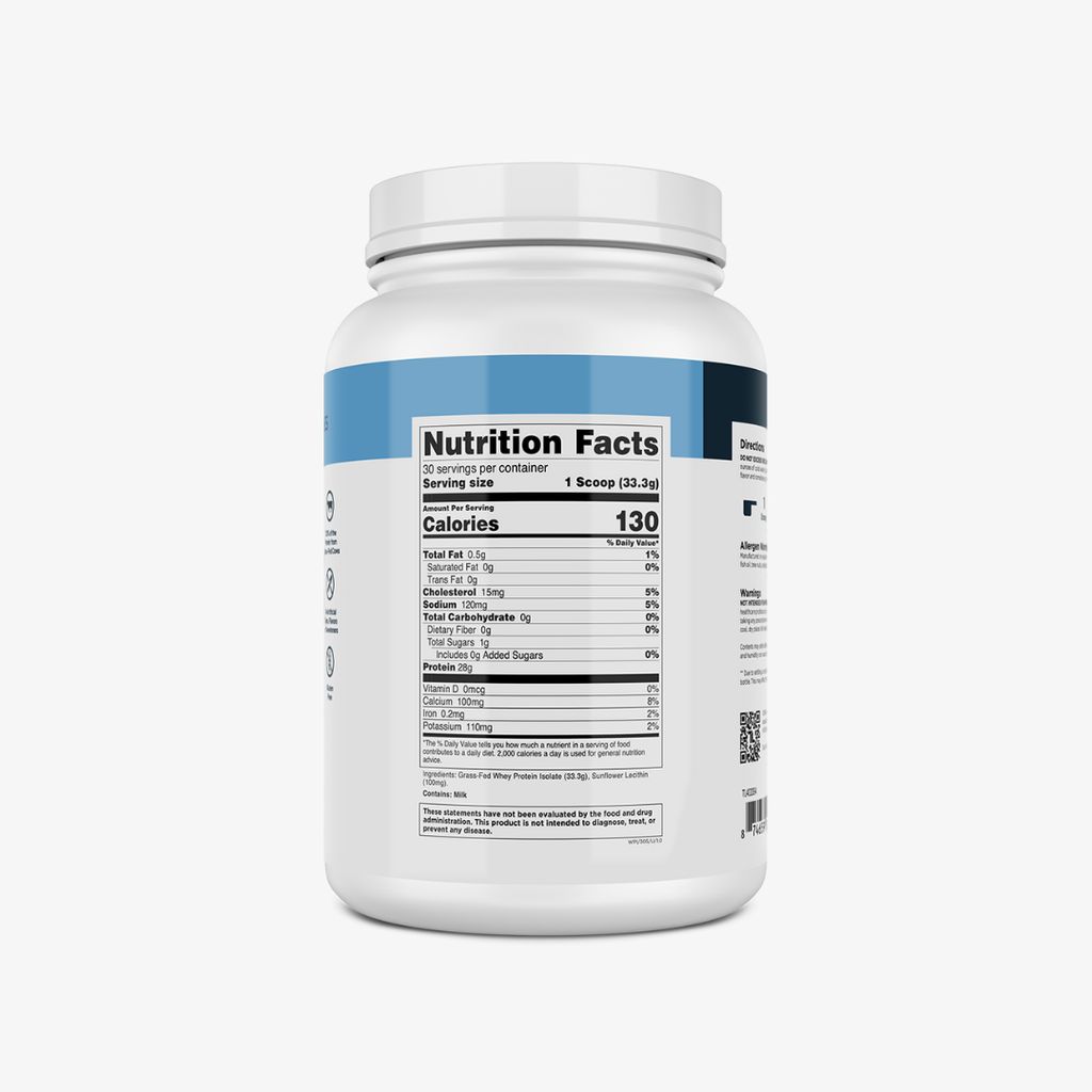 Grass Fed Whey Isolate – Geschmacksneutral - Image 3