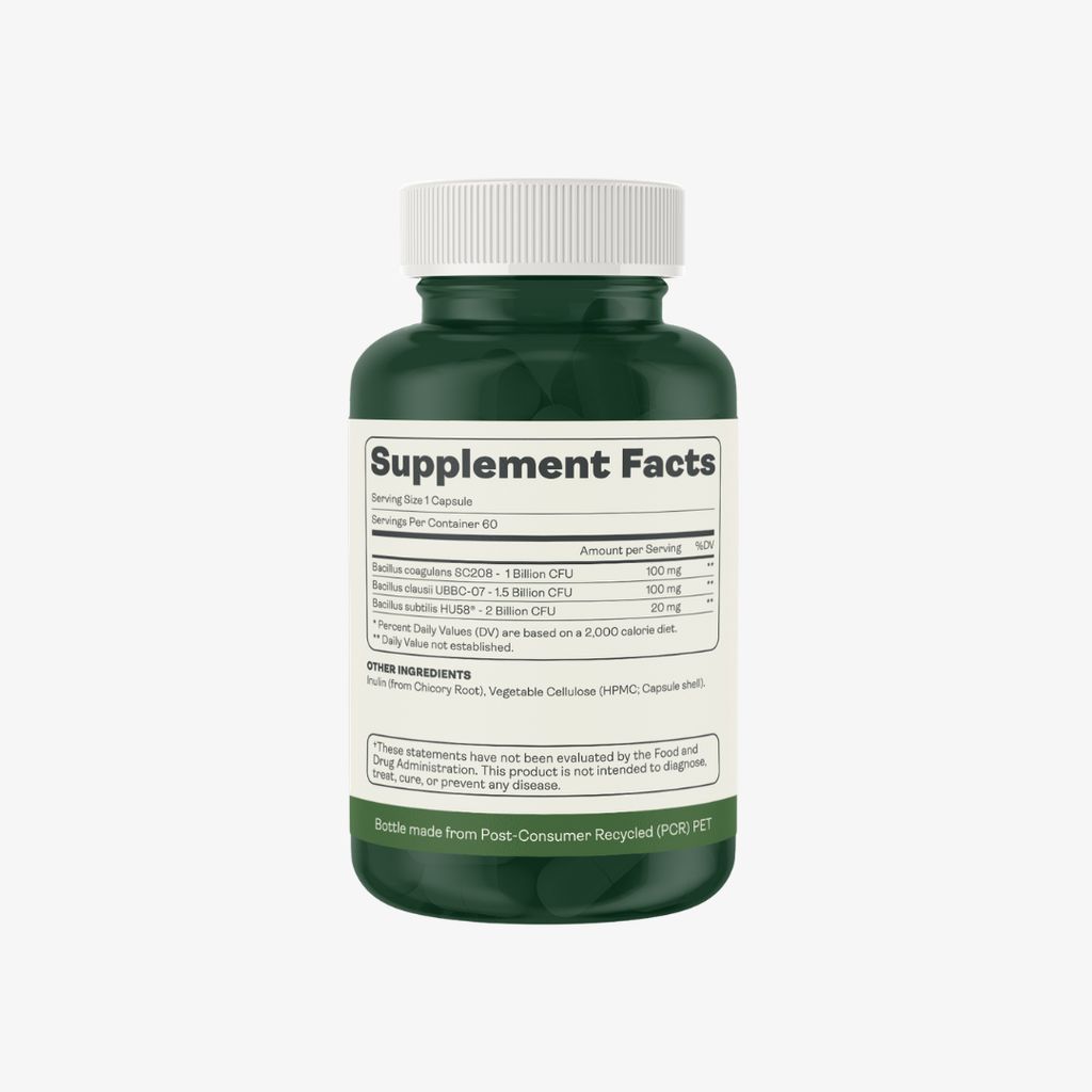 Sporenprobiotikum (Bacillus subtilis HU58®, Bacillus coagulans SC208 & Bacillus clausii SC109), 4 Milliarden KBE - Image 2