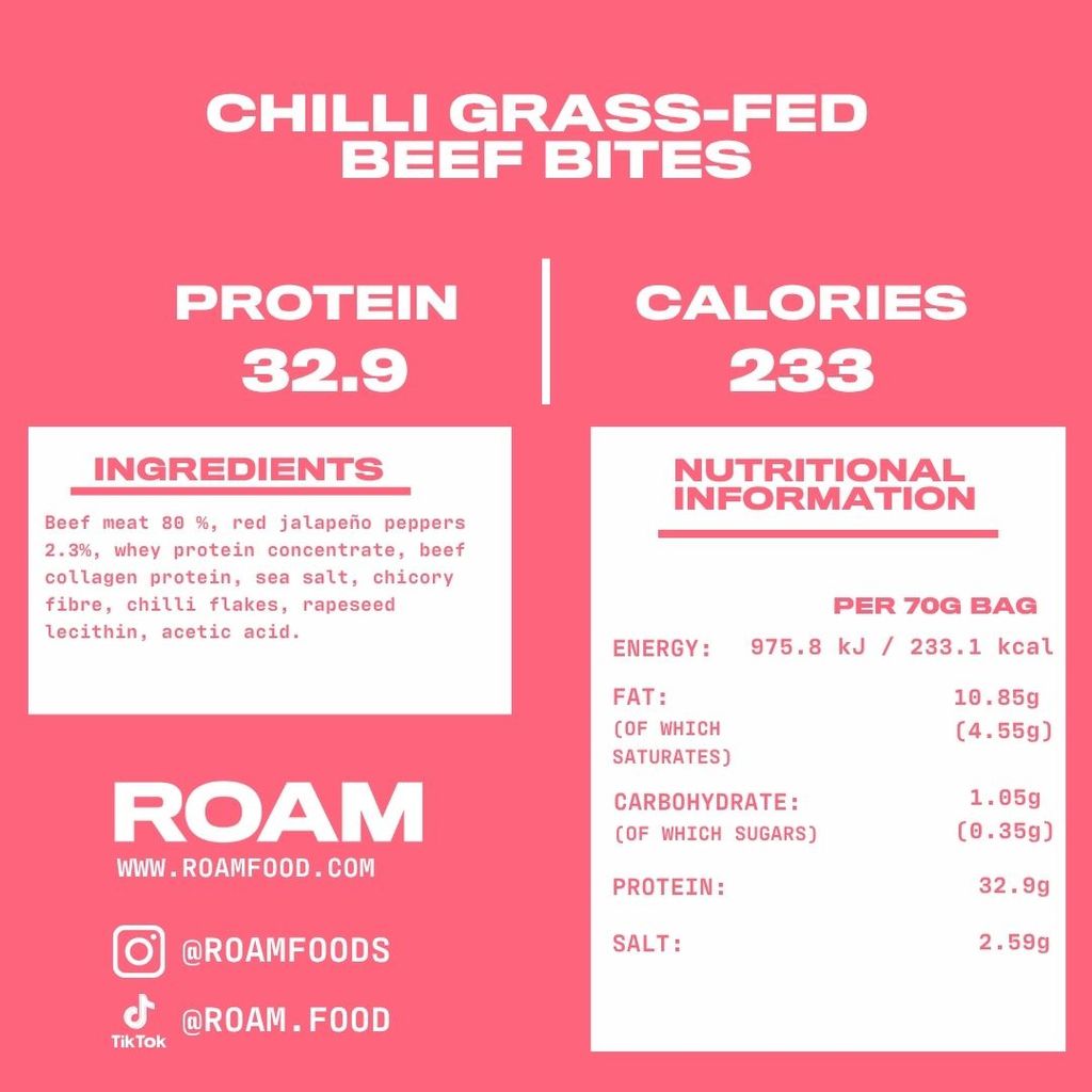 Roam Beef Bites - Jalapeño-Chili - Image 2