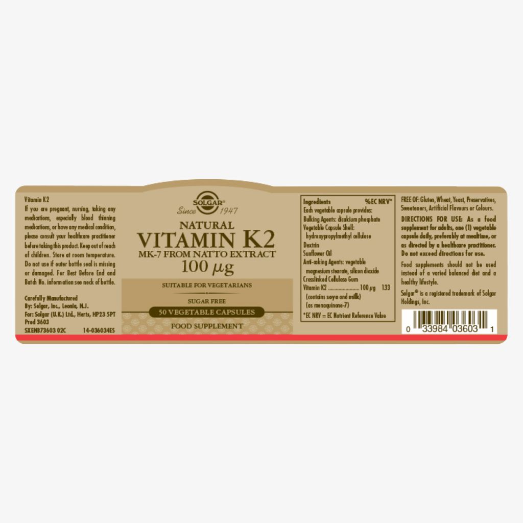 Vitamin K2 100 mcg - Image 2